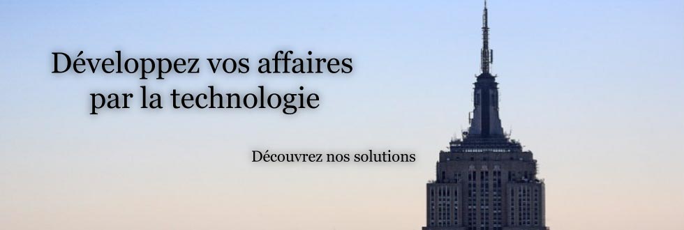 Découvrez nos solutions